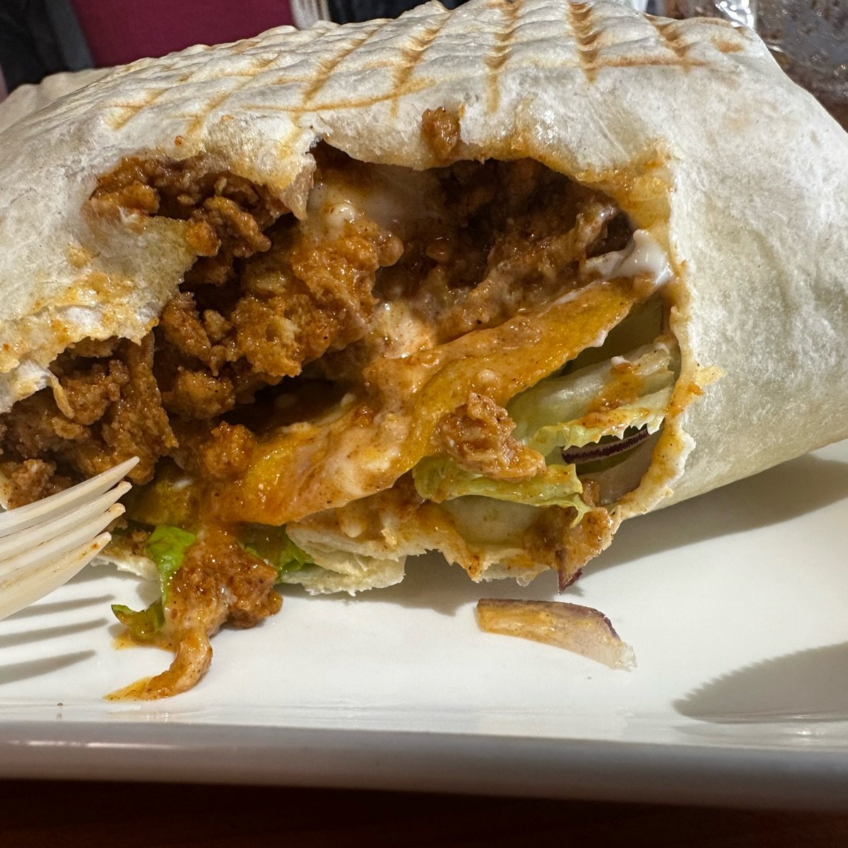 Dynamite Chick’un Crunch Wrap at Yates Coffee Bar, Victoria - Vegan ...