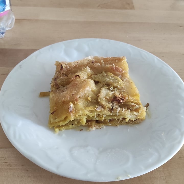 photo of La Vegana lasagne ai carciofi e zafferano shared by @endlessdust on  05 Jan 2024 - review