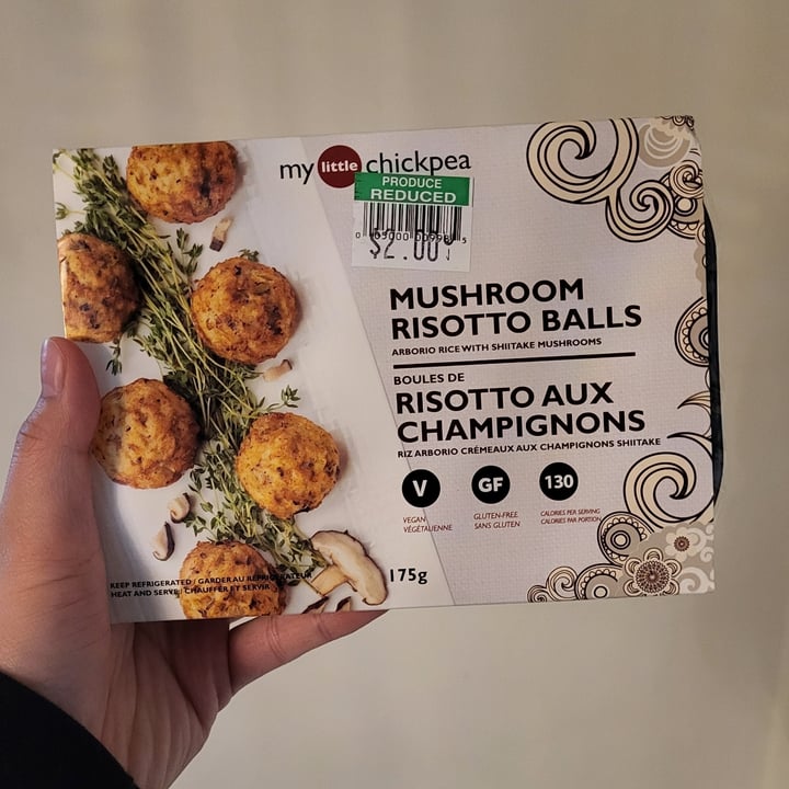 photo of My Little Chickpea Mushroom Risotto Balls shared by @all1za on  07 Mar 2024 - review