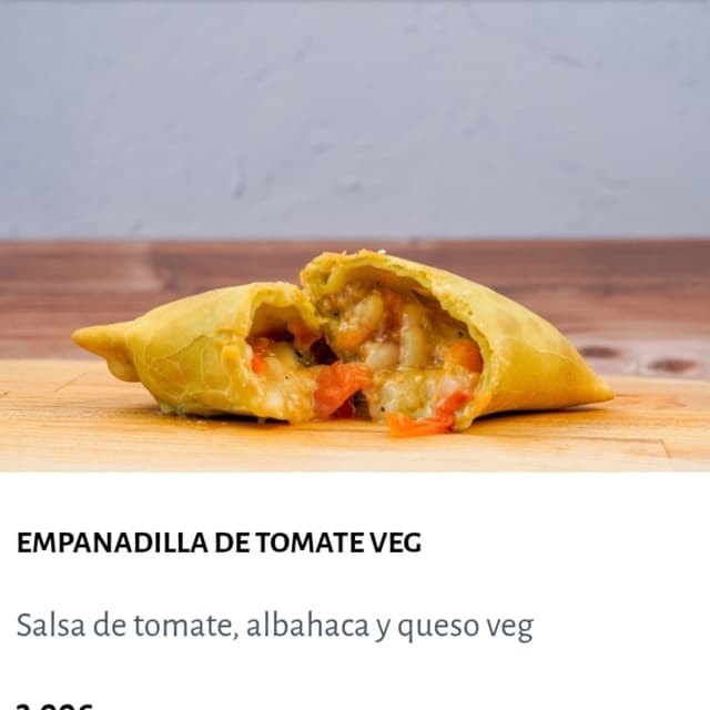 Photo of the dish “Empanada de Tomate Veg”