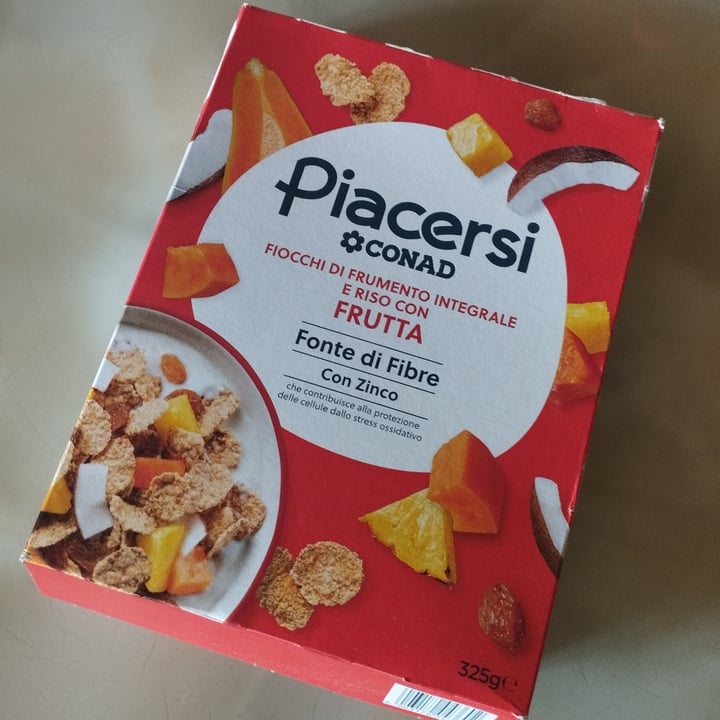photo of Piacersi | Conad Fiocchi di frumento integrale e frutta shared by @giuppino2017 on  19 Apr 2025 - review