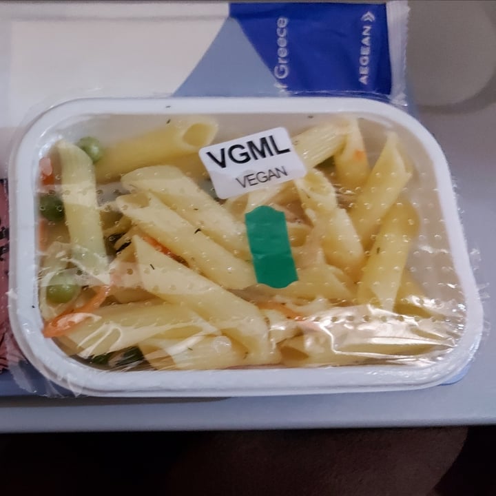 photo of Aegean Airlines Pasta Salad with Vegetables shared by @raymats on  11 Dec 2023 - review