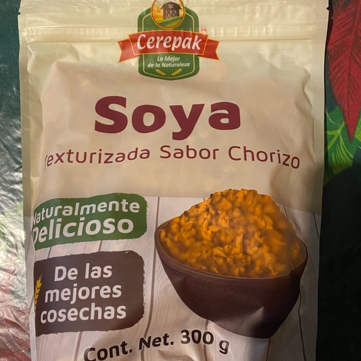 photo of Cerepak Soya Texturizada Sabor Chorizo shared by @lucerolav12 on  12 Jan 2024 - review