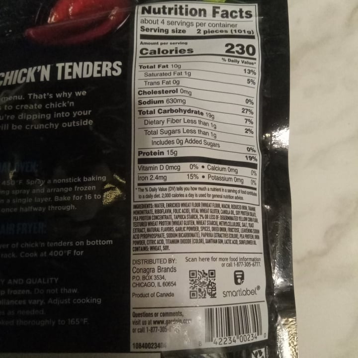 photo of Gardein Ultimate chick'n Tenders shared by @zanymary on  28 Feb 2024 - review