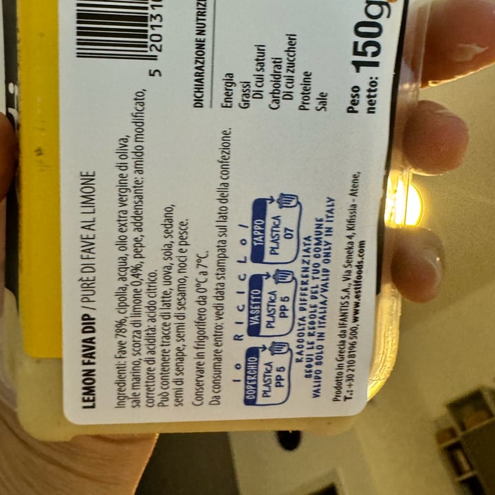 photo of Esti lemon fava bean shared by @danycelapuoifare on  22 Sep 2024 - review