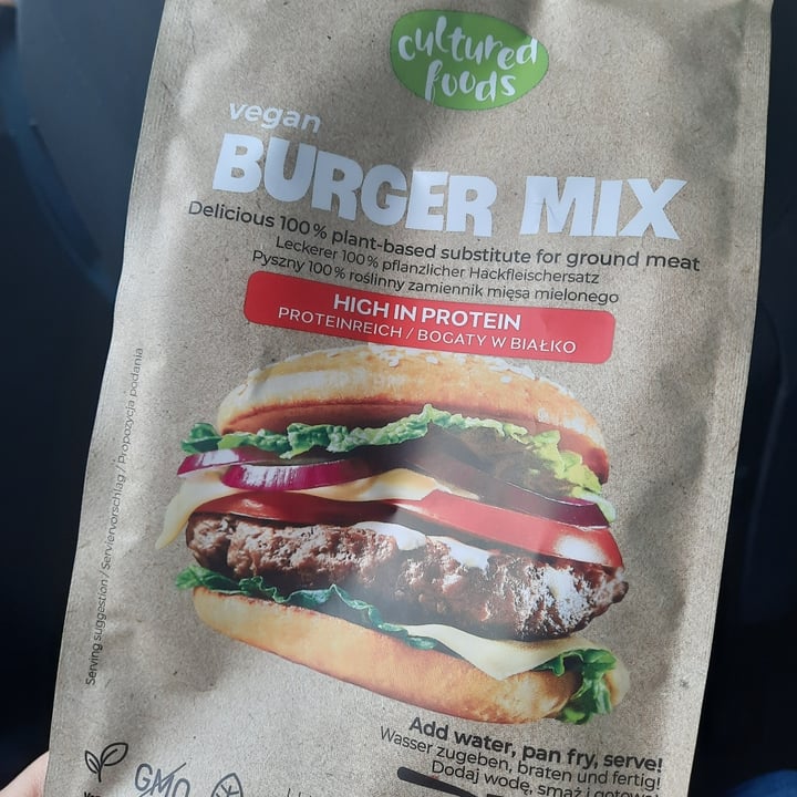 photo of Cultured Foods Burger Mix shared by @bibicream on  17 Aug 2023 - review