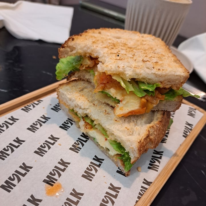 photo of Mylk: An Alternative Destination Kimchi and Cheese Toasted Sandwich shared by @matthewmkr on  08 Feb 2024 - review
