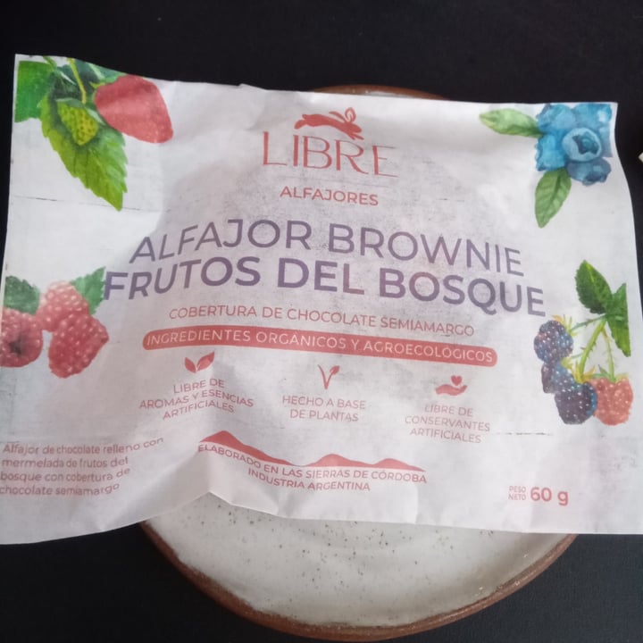 photo of Libre cookies Alfajor Frutos Del Bosque shared by @tfmaselli on  18 Feb 2024 - review