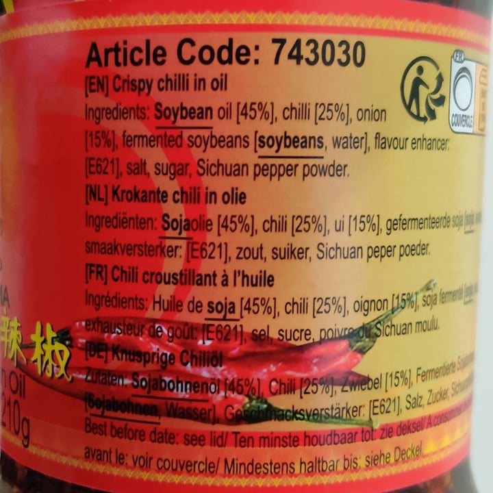 photo of Laoganma Chilli in Oil shared by @successfulsquirrel57 on  30 May 2024 - review