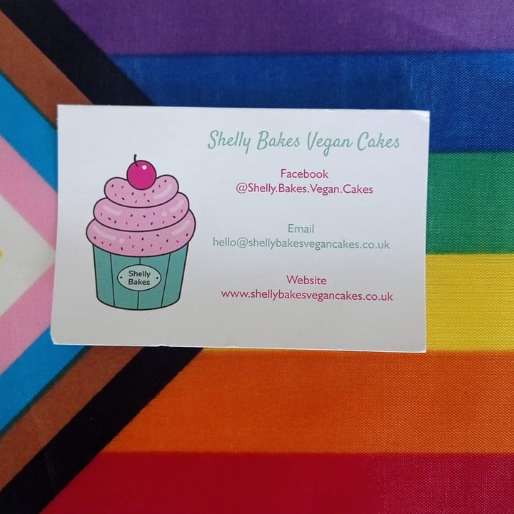 photo of Shelly Bakes Vegan Cakes Vanilla rainbow cupcake shared by @vegangale on  16 Jun 2024 - review