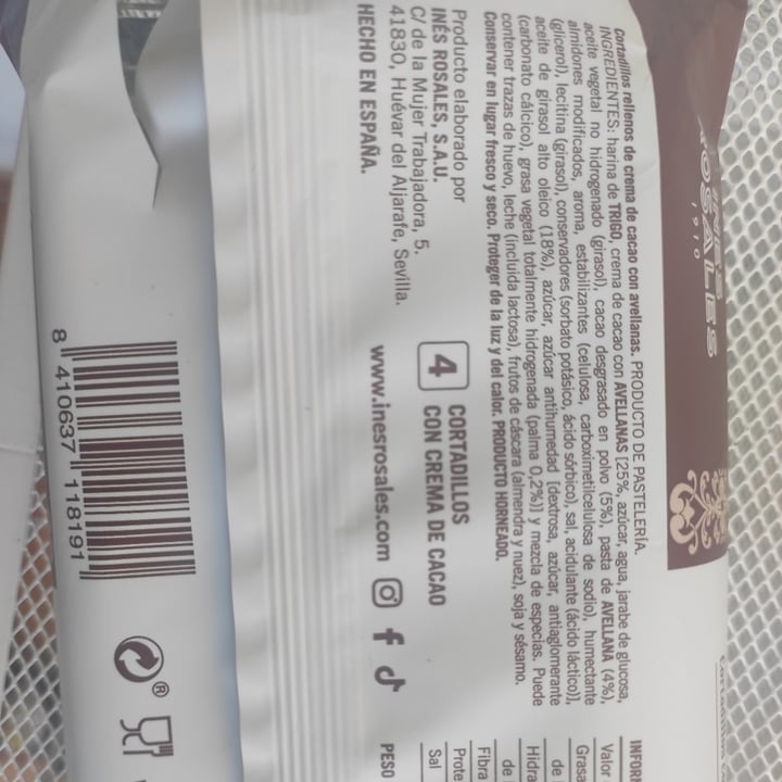 photo of Inés Rosales Cortadillos con crema de cacao shared by @kedraya on  10 Apr 2025 - review