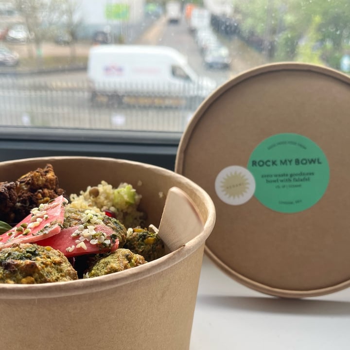 photo of Rock My Bowl Rock My Bowl zero waste goodness bowl with falafel shared by @sianski on  26 Apr 2024 - review