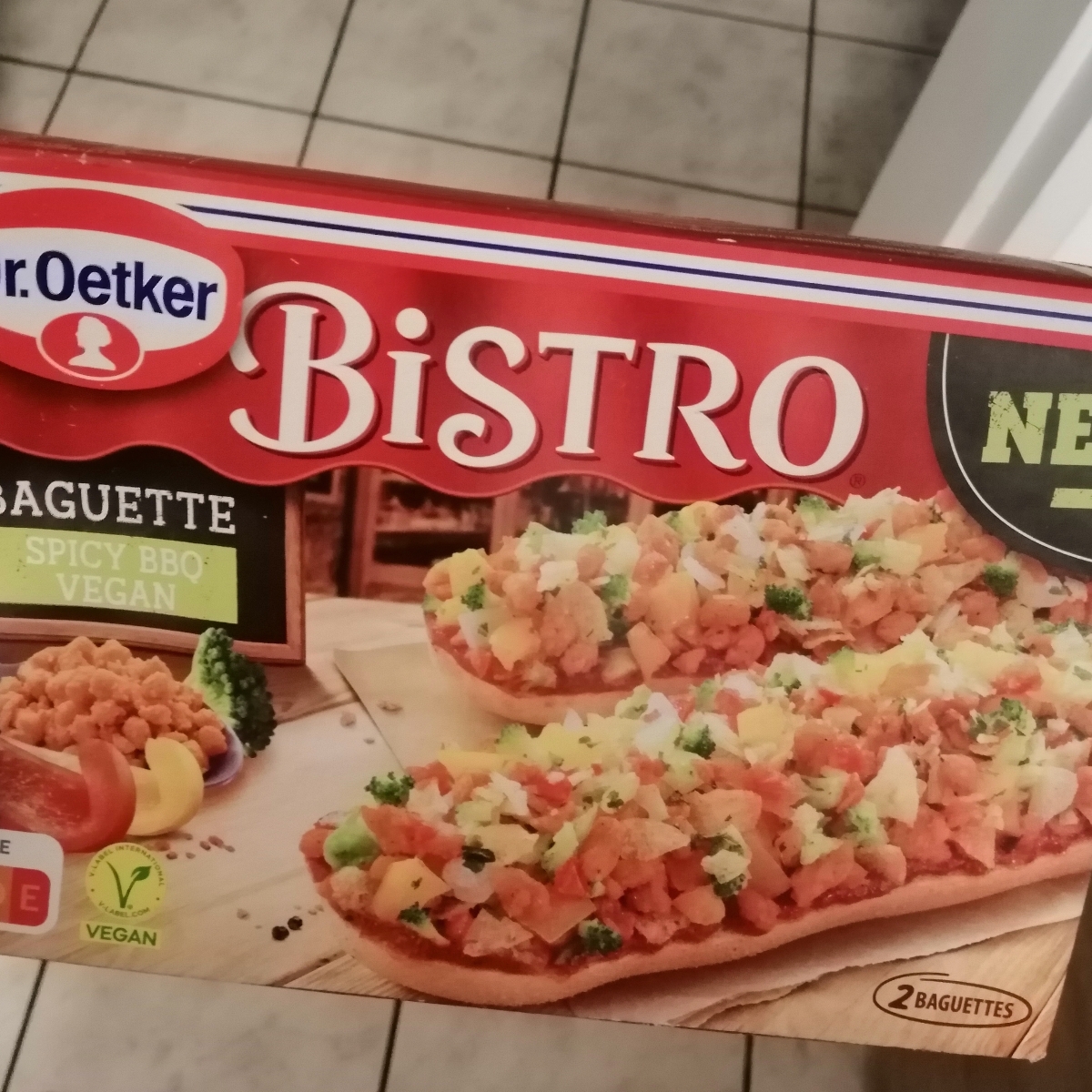 Dr. Oetker Bistro Vegan abillion Spicy | Review BBQ Baguette