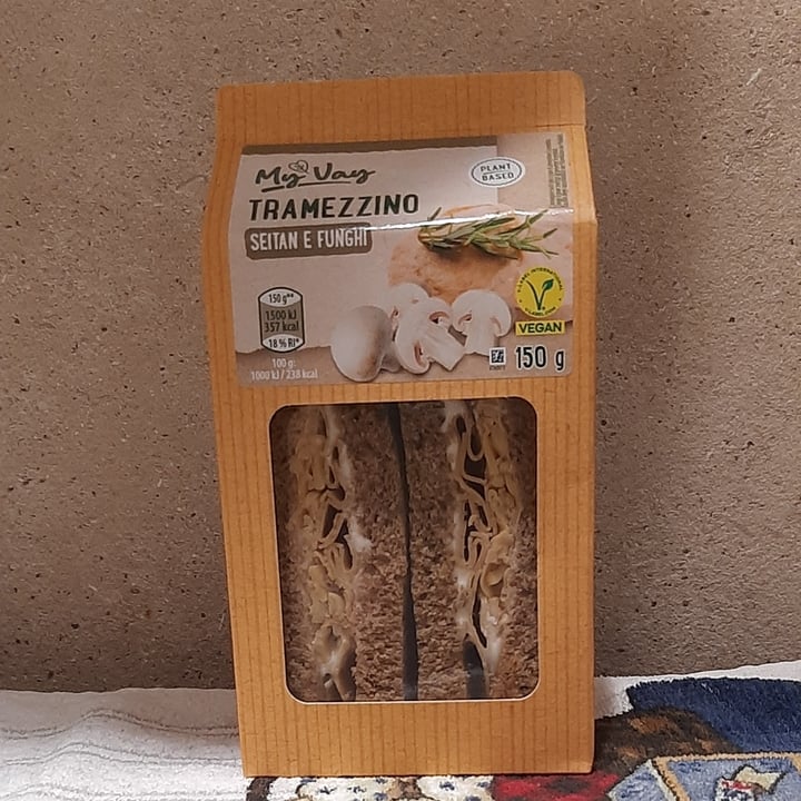 photo of MyVay Tramezzino Seitan E Funghi shared by @asioflammeus on  23 Mar 2025 - review