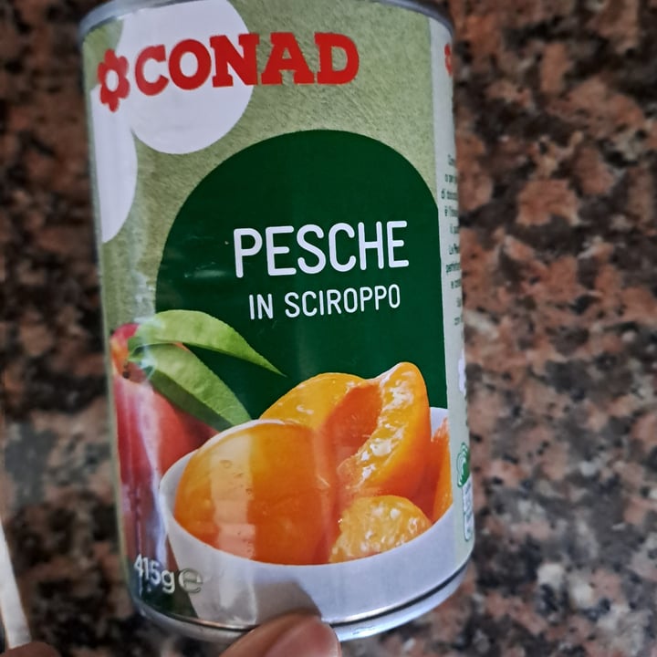 photo of Conad Pesche in sciroppo shared by @vegantizi on  04 May 2024 - review