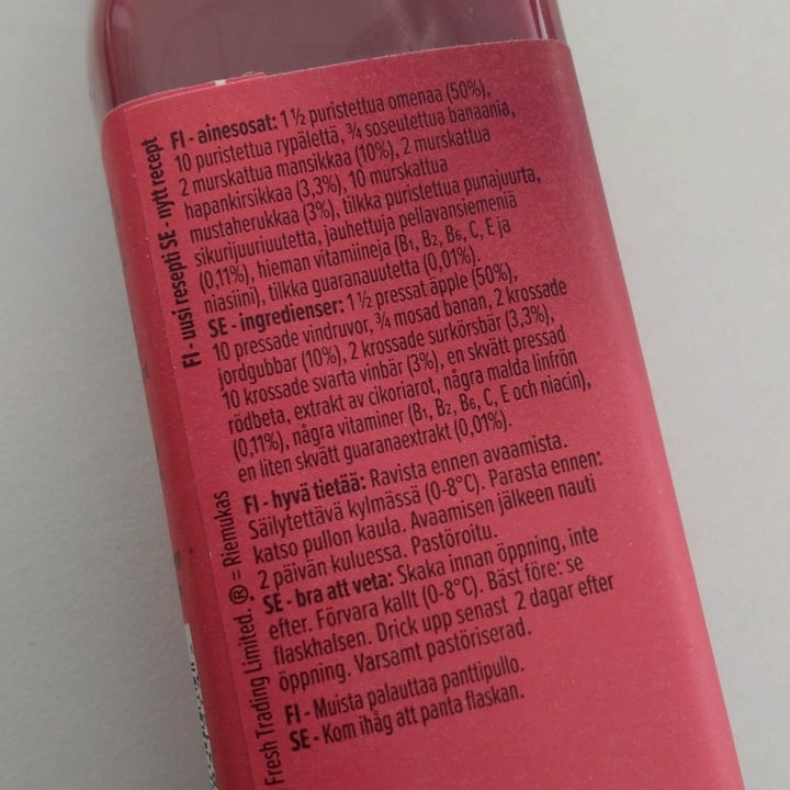 photo of Innocent Energise Super Smoothie shared by @from02miro on  29 Apr 2025 - review