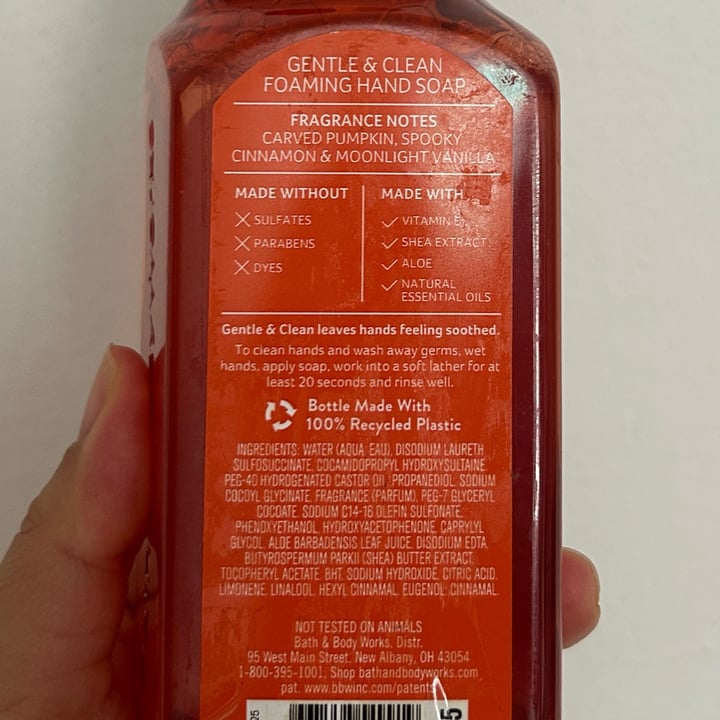 photo of Bath & Body Works Perfect Pumpkin Foaming Hand Soap shared by @zullybee on  06 Oct 2025 - review