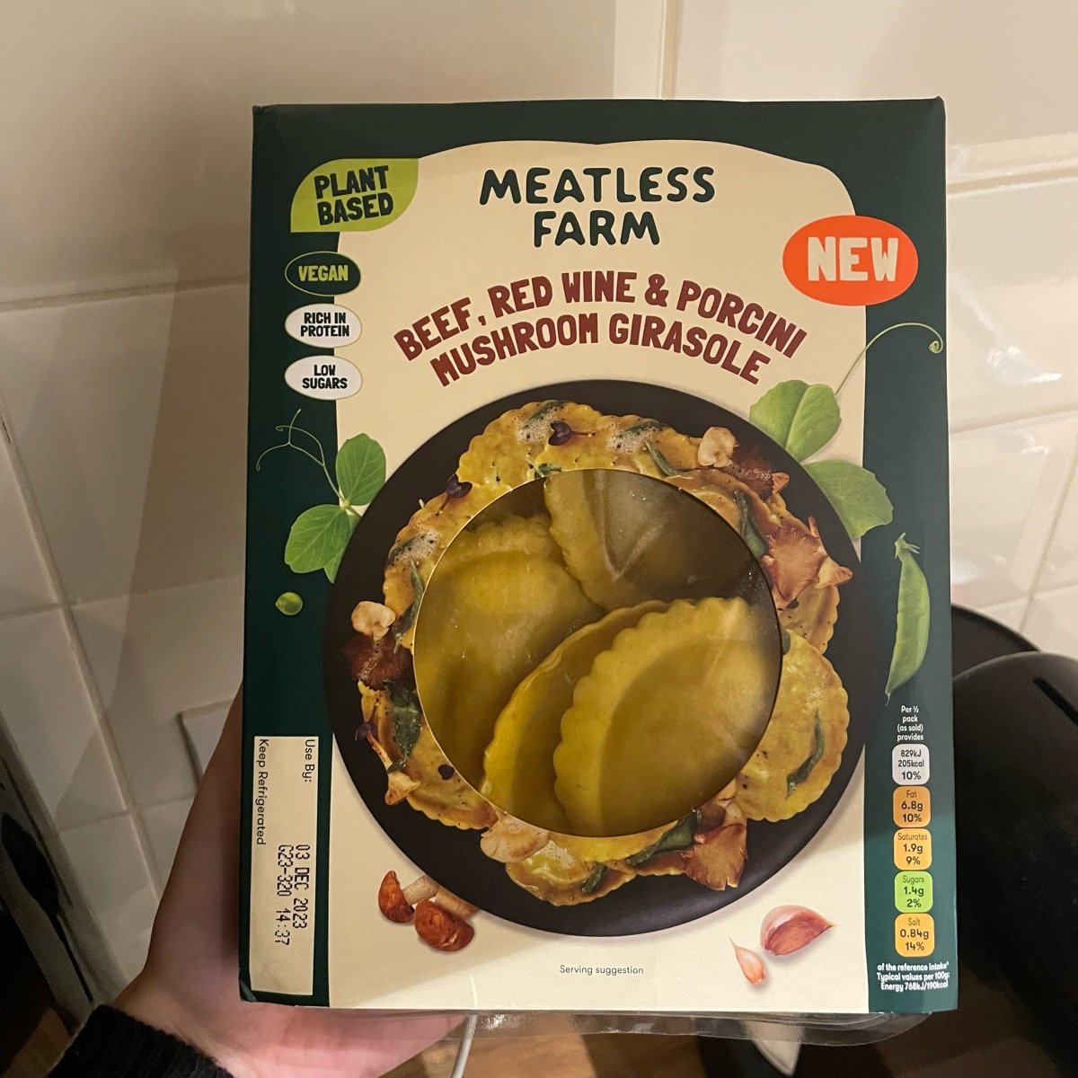 Meatless Farm Beef, Red Wine & Porcini Mushroom Girasole Reviews abillion