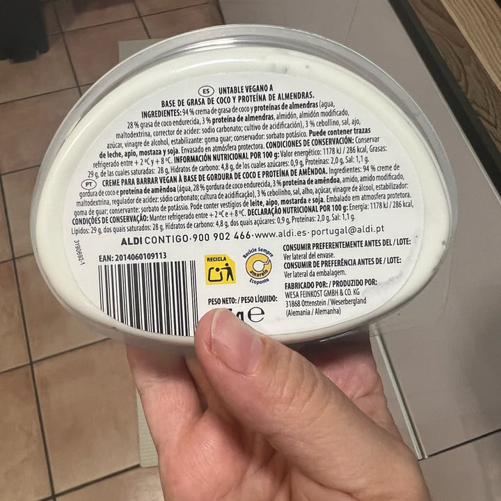 photo of My Vay (ALDI) crema de cebollino shared by @smaug on  05 Mar 2025 - review