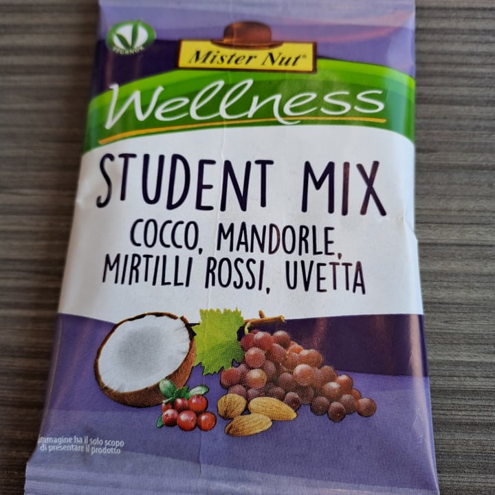 photo of Mister Nut Student Mix Cocco, Mandorle, Mirtilli Rossi, Uvetta. shared by @thebress on  28 Sep 2023 - review
