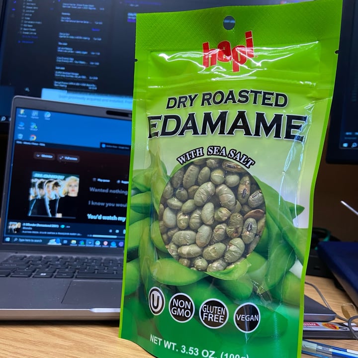 photo of Hapi snacks Dry Roasted Edamame shared by @fxk on  05 Apr 2024 - review