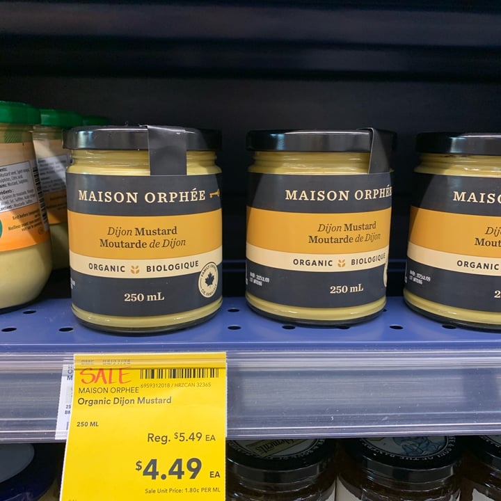 photo of Maison Orphée Dijon Mustard shared by @vegoutvictoria on  10 May 2024 - review