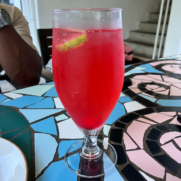 photo of Original Sin Mediterranean Restaurant singapore sling shared by @flexivegan on  19 Jul 2024 - review