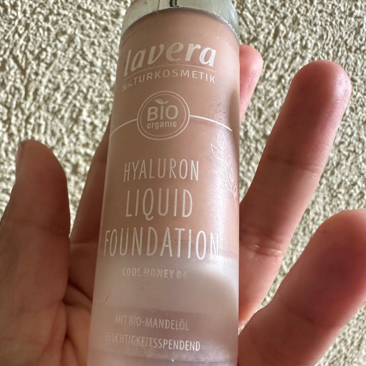 photo of Lavera Naturkosmetik Hyaloron Liquid Foundation 01 shared by @calci-fer on  24 Oct 2023 - review