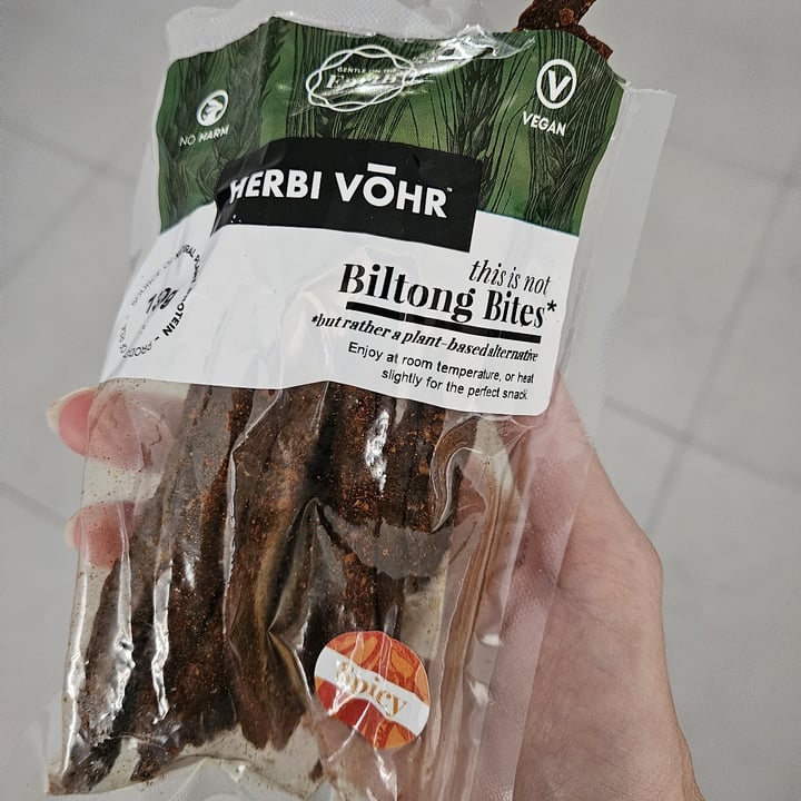 photo of HERBI VŌHR biltong bites spicy shared by @cdg2399 on  21 Feb 2024 - review