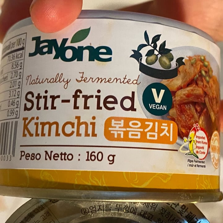 photo of Jayone Stir-Fried Kimchi shared by @veganfuorisede on  23 Jun 2024 - review