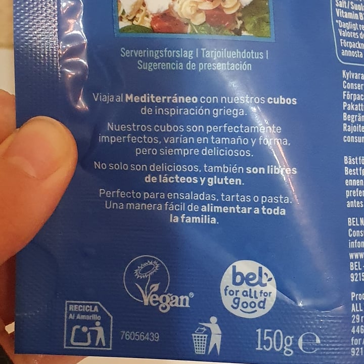 photo of Nurishh plantbased cubes greek style shared by @fivefeetvegan on  27 Apr 2024 - review