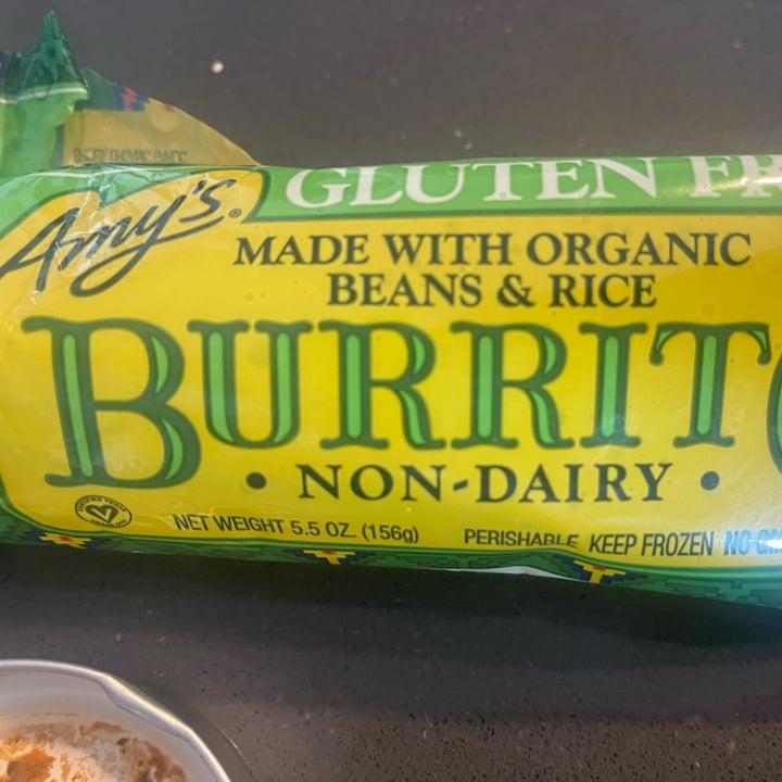 photo of Amy’s Kitchen Non Dairy Burrito shared by @sgerber33 on  25 Oct 2023 - review