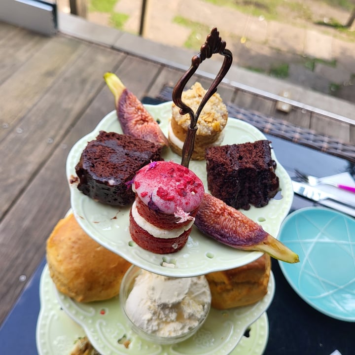 photo of The Base Vegan Retreat Animal Sanctuary Afternoon tea shared by @ecovegangeek on  14 Aug 2025 - review