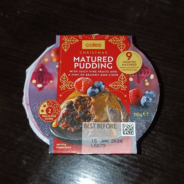 photo of Coles Christmas Matured Pudding shared by @tardisco on  10 Oct 2025 - review