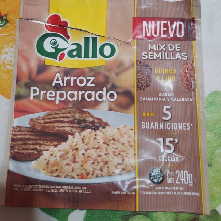 photo of Gallo arroz preparado shared by @vegananivel5 on  11 Oct 2023 - review