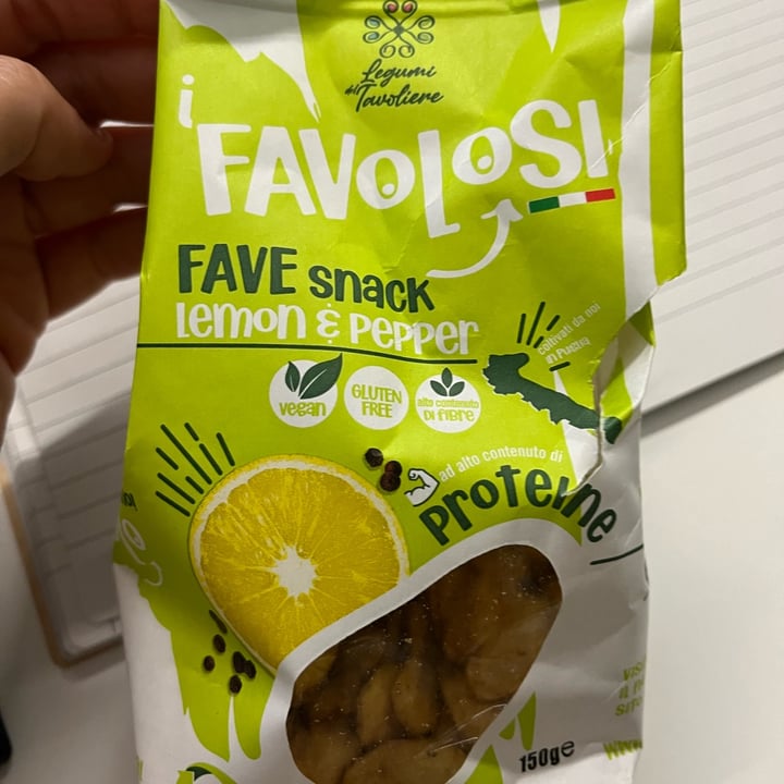 photo of Legumi del tavoliere Fave Snack Lemon & Pepper shared by @laraaleo on  27 Sep 2024 - review