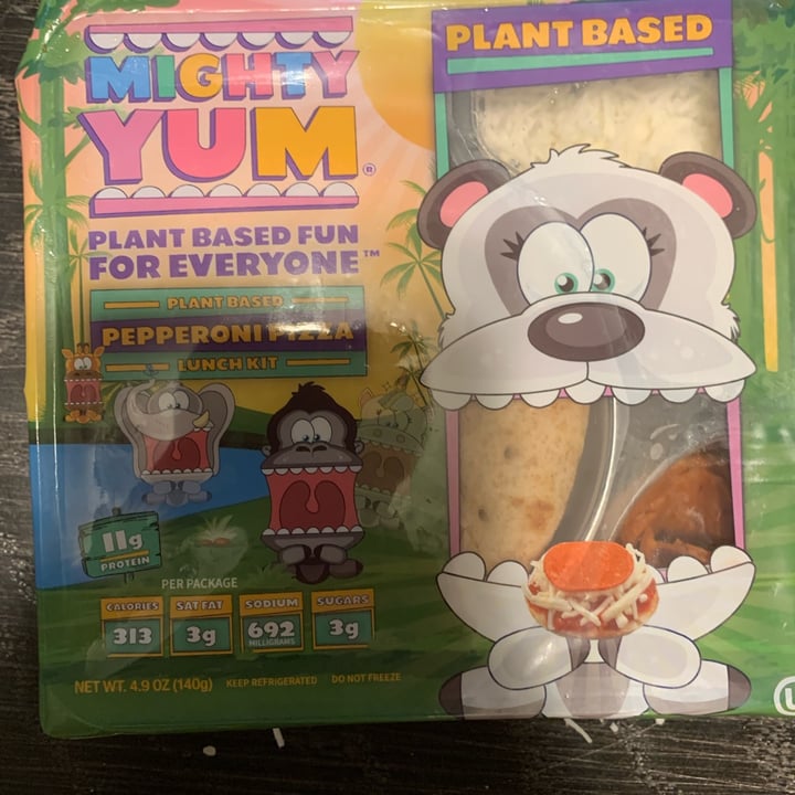 photo of mighty yum Plant Based Pepperoni Pizza Lunch Kit shared by @friendlyvegan on  16 Oct 2023 - review