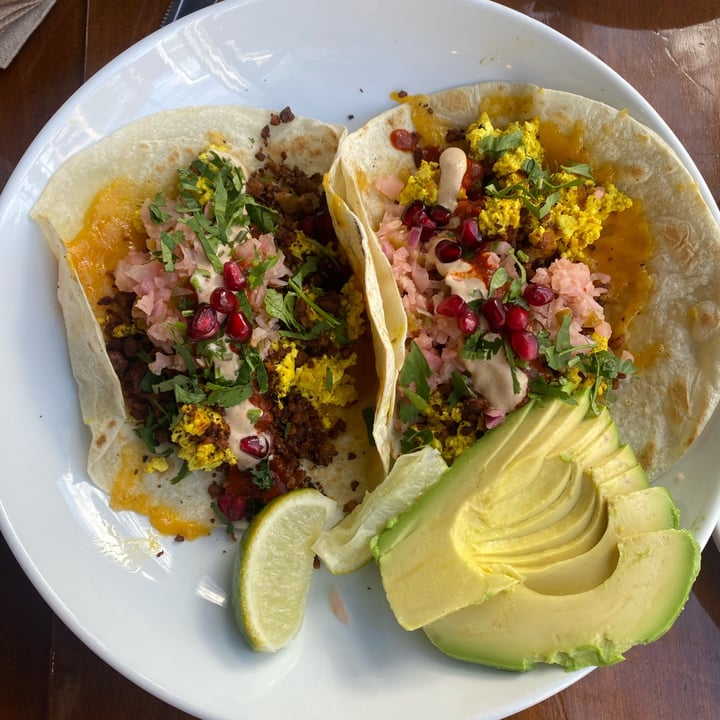 photo of Seabirds Kitchen at South Coast Plaza breakfast tacos shared by @vegan4love on  25 Jan 2024 - review