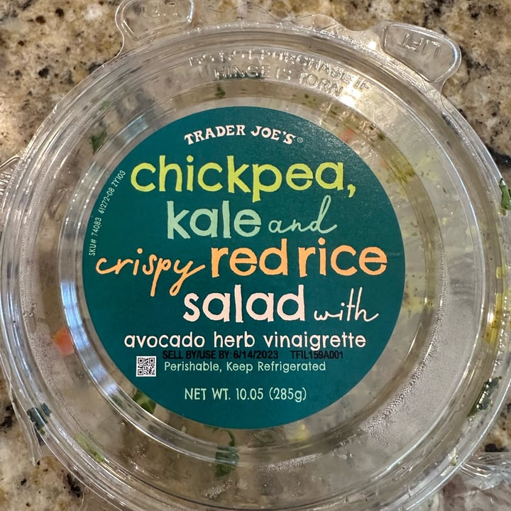 Trader Joe's Chickpea, Kale, and Crispy Red Rice Salad Review abillion
