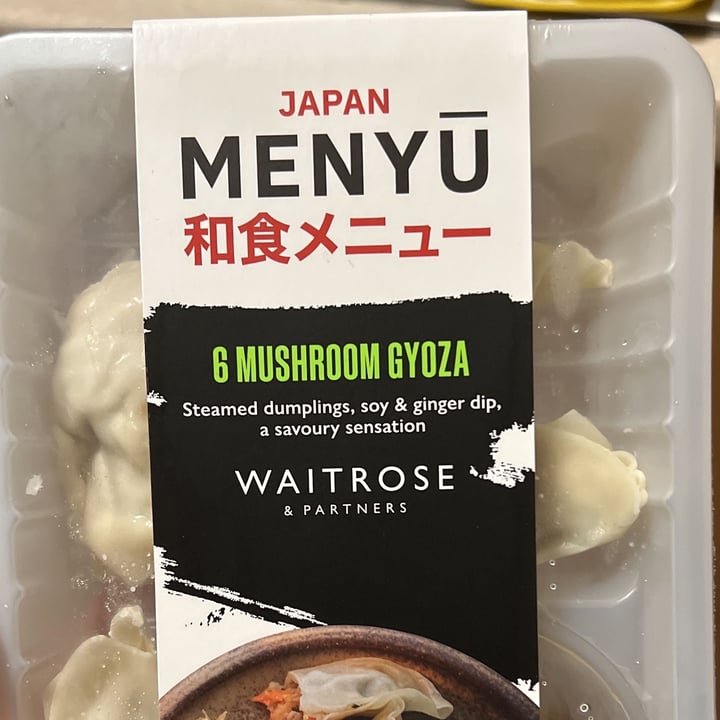 photo of Waitrose & partners 6 Mushroom Gyoza shared by @carolinecherie on  28 Sep 2023 - review