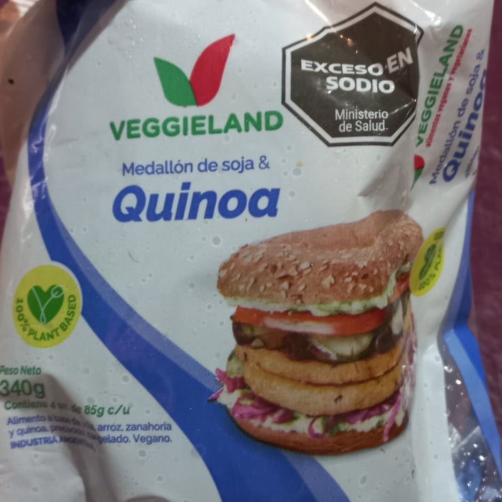 photo of Veggieland Medallon de Soja y Quinoa shared by @gisegigi on  07 Sep 2024 - review