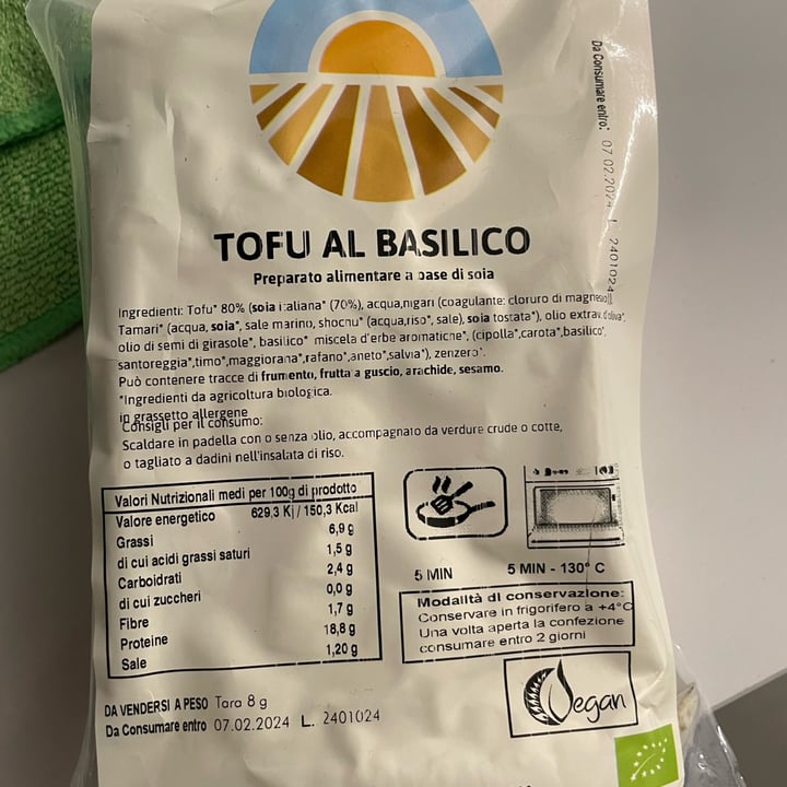 photo of bioenergy tofu al basilico shared by @robertopaolo on  06 Feb 2024 - review