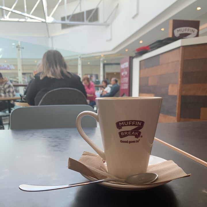 photo of Muffin Break Large latte with soy milk shared by @sechague on  11 Sep 2025 - review