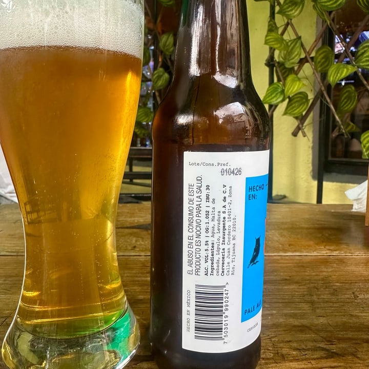 photo of Cervecería Insurgente Juan Cordero shared by @nancy on  08 Oct 2025 - review