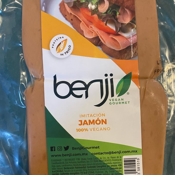 photo of Benji Vegan Gourmet Jamón Vegano shared by @lucerolav12 on  25 Jan 2024 - review