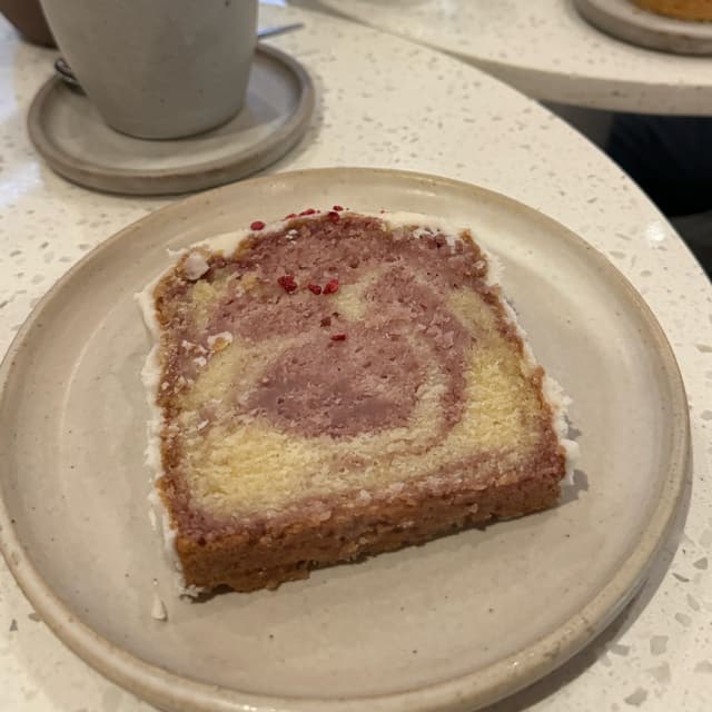 Photo of the dish “budin limon y frambuesa”
