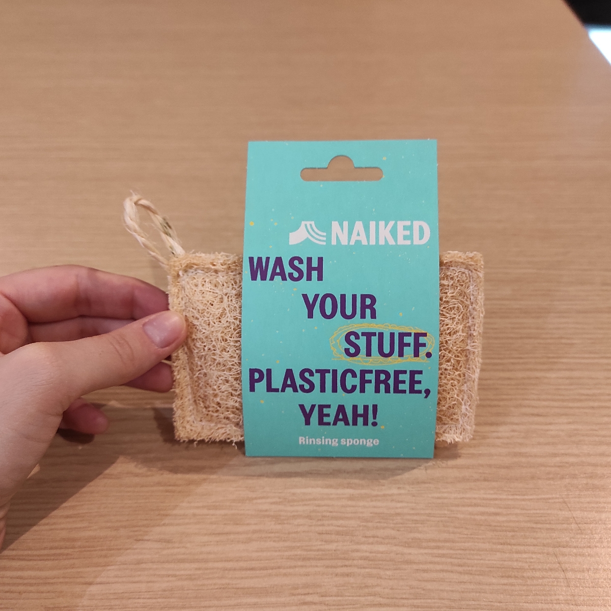 Rinsing Sponge from Naiked - Vegan Product Reviews & Ratings | abillion