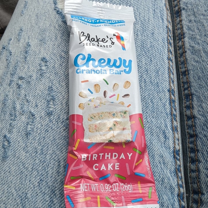 photo of Blake’s Seed-Based Birthday Cake Granola Bar shared by @kristig on  25 Apr 2024 - review