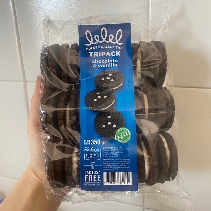 photo of Lelel Galletitas dulces de chocolate y vainilla shared by @veganiciousbab on  14 Sep 2023 - review