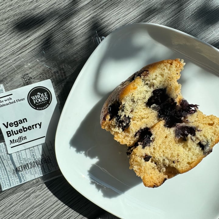 photo of Whole Foods bakery Vegan Blueberry Muffin shared by @berryveganplanet on  20 Apr 2024 - review